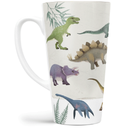 Fotohrnček latte veľký - originálny darček - Dinosaurus